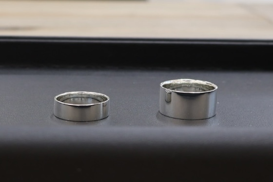 手作りリング体験で作られたリングのリペア（修理）のご依頼の画像