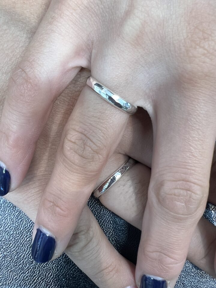 カップルリングを手作りで 手作りリングワークショップ 和歌山県20代男性の画像