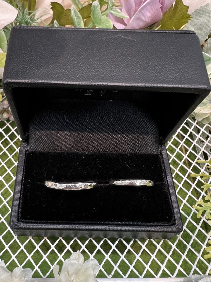 結婚指輪を手作りで　本格的手作りシルバーリング体験　和歌山県20代女性の画像