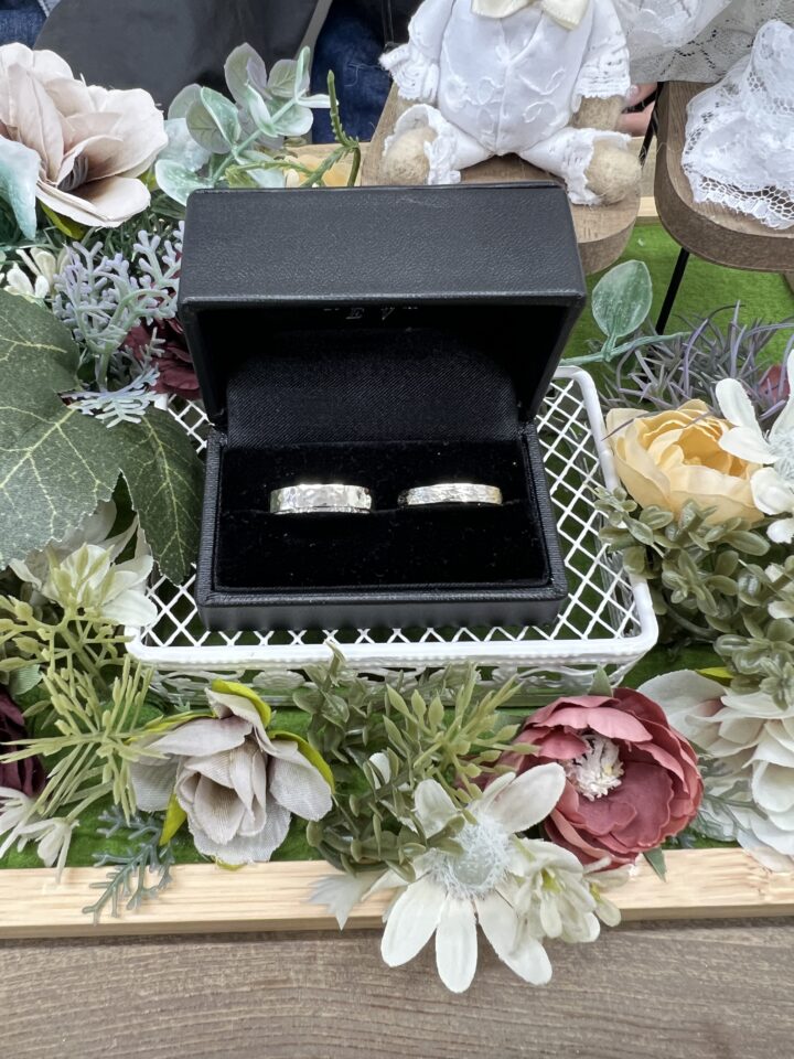 交際記念日にペアリング　本格的手作りリング体験　大阪府20代女性の画像