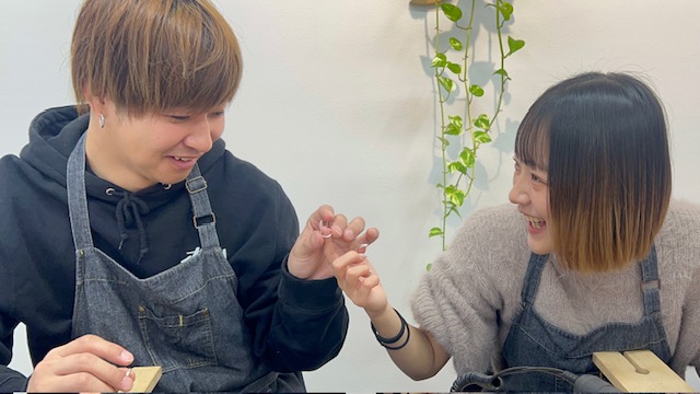 和歌山の記念日に！二人で贈る手作りペアリング体験ならREVE