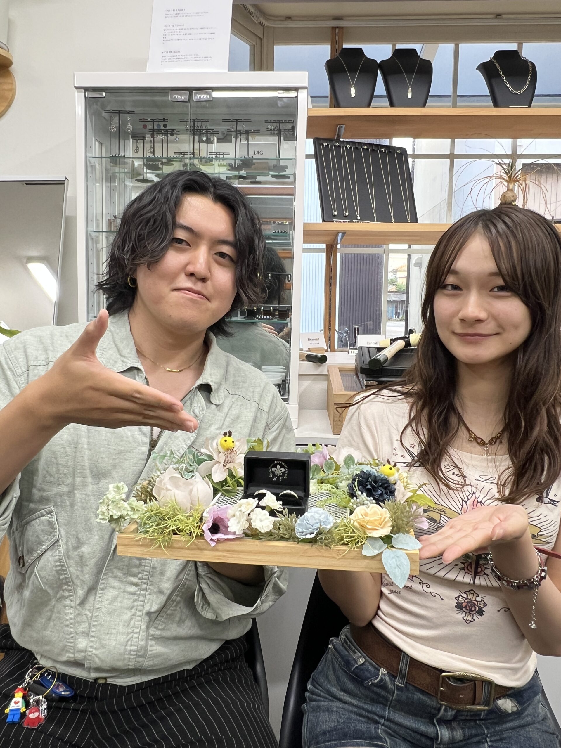 和歌山で本格的手作りリング体験!三重から日帰りデートのお客様の声